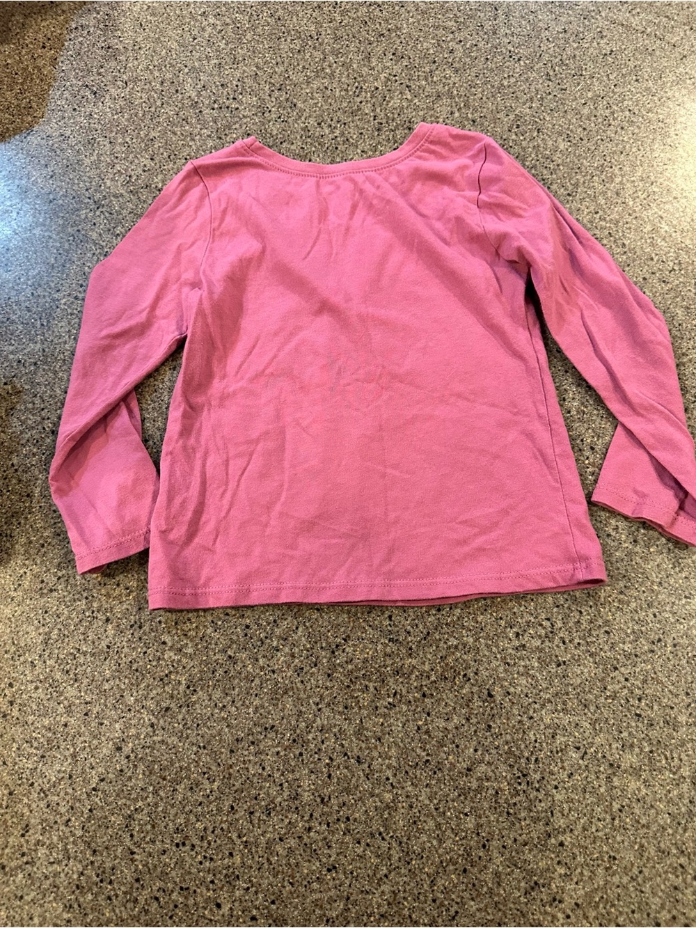 Girls' Pink Long-Sleeve Graphic Tee - Inspire More Love - Picture 3 of 4